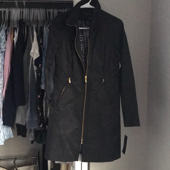 Via Spiga Black Raincoat, NWT